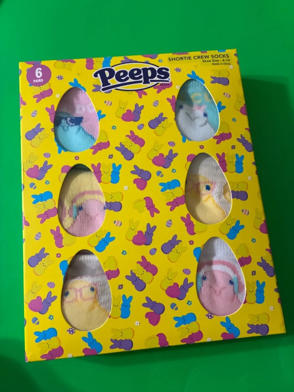 Peeps Shortie Crew Socks - 6-pack - Picture 7 of 12